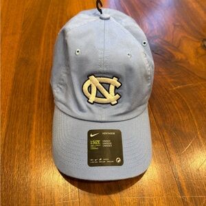 NWT Nike UNC Light Blue Cap with White Embroidered Logo. Unisex. Adjustable.